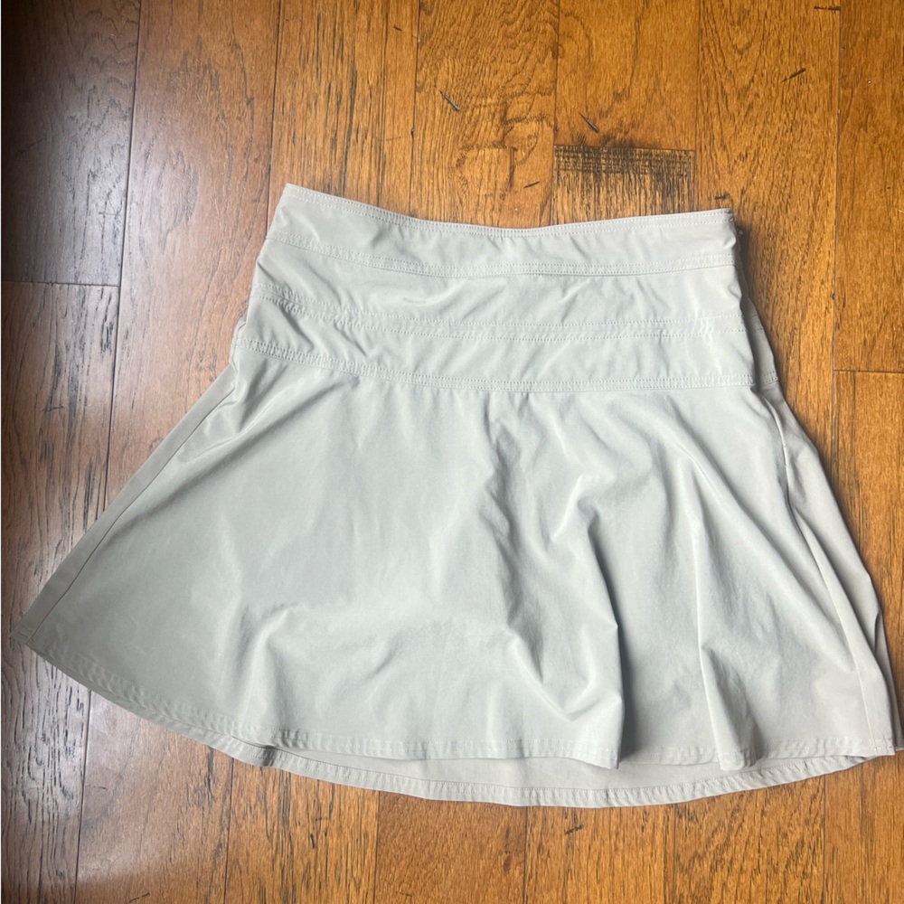 Athleta Light Gray Skater Skirt